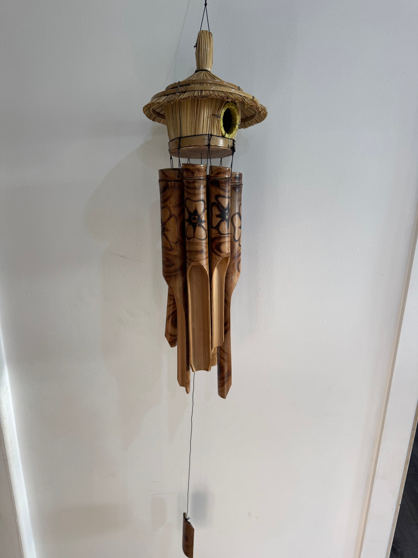 Windchime Bamboo Bird house Flowers