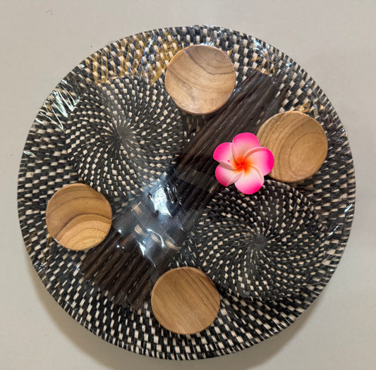 Handmade Balinese Rattan Placemat Sets