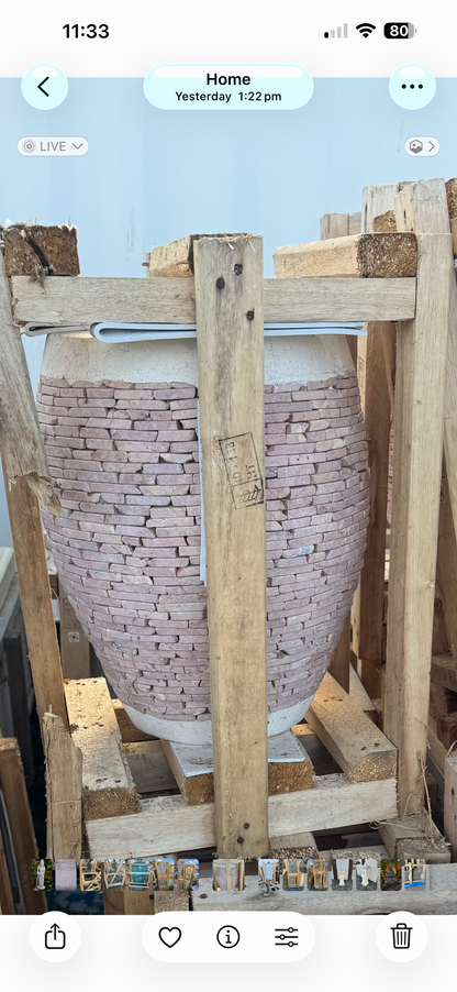 Medium Stack stone Round Pot 40cm