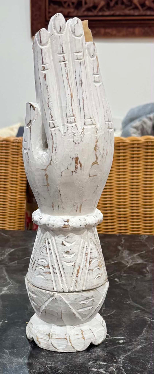 Praying Hand white