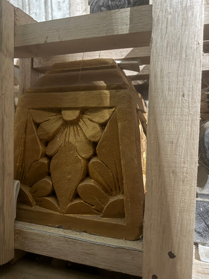 Golden Balinese Umbrella Stand