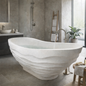Terrazzo Bathtub ripple pattern