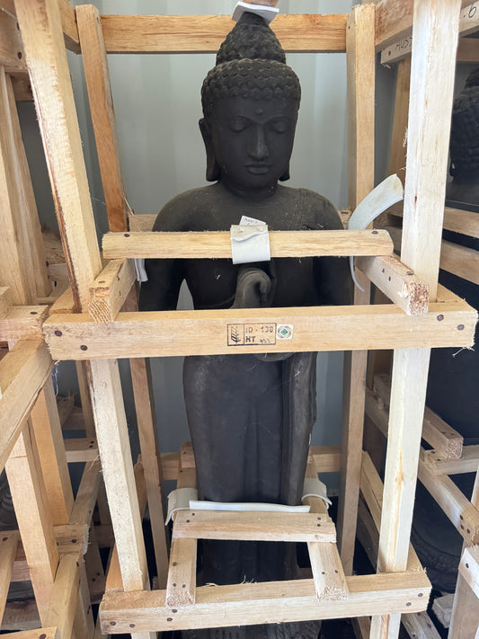 Standing Buddha Dark Brown