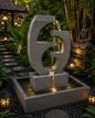Infinity Flow Water Feature Grey