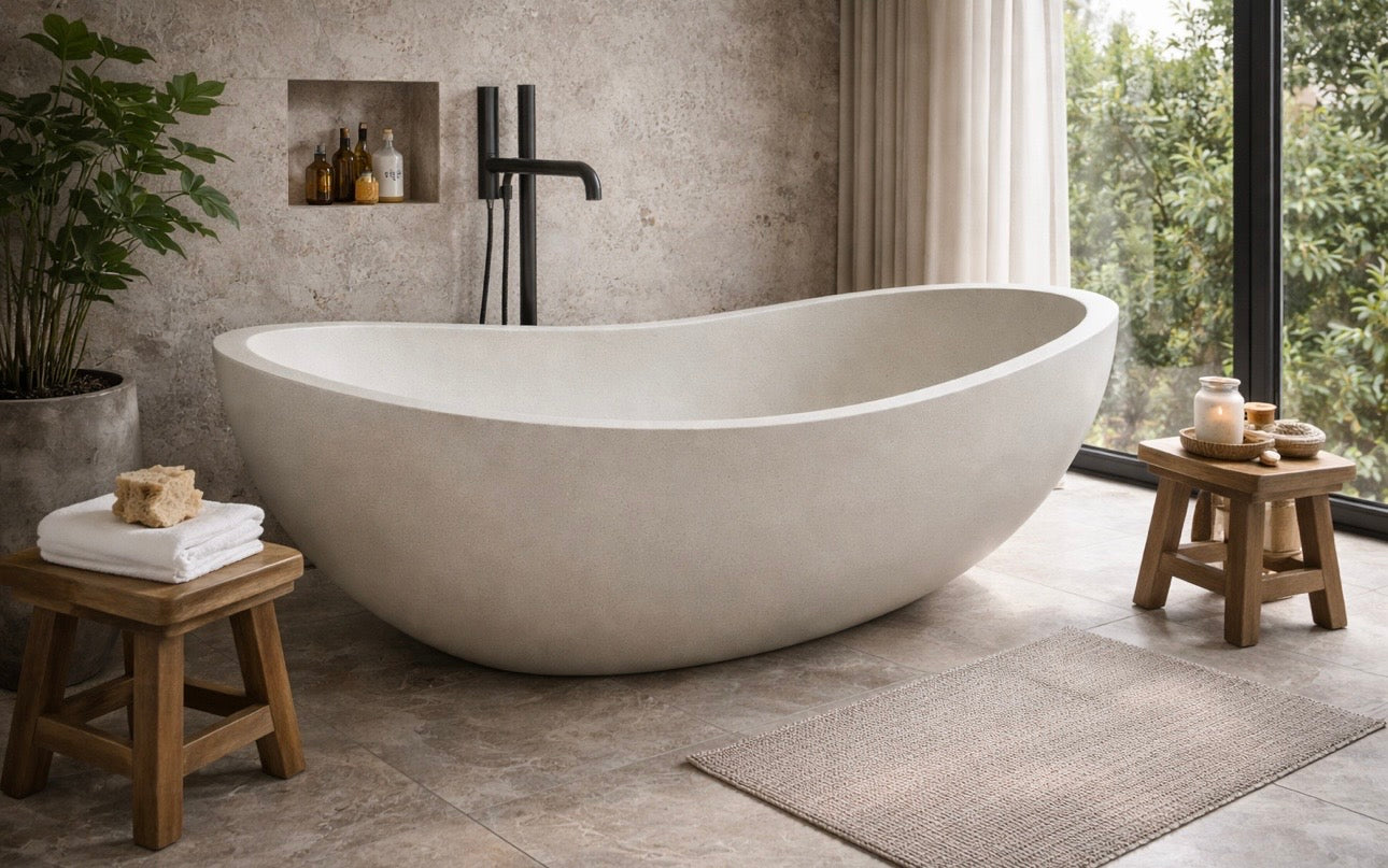 Terrazzo Bathtub Peanut