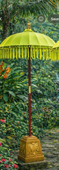 Golden Balinese Umbrella Stand