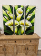3 Pieces Lily Canvas Painting