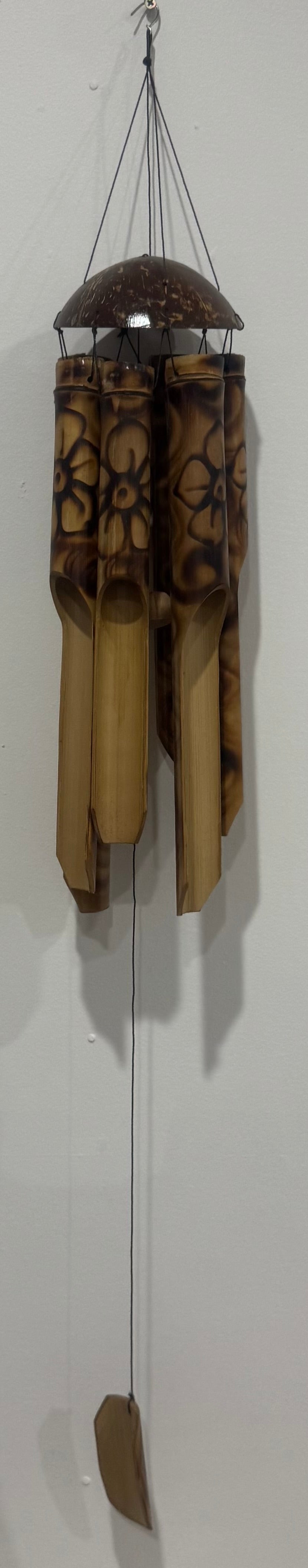 Windchime Bamboo Wind Chime - Flowers