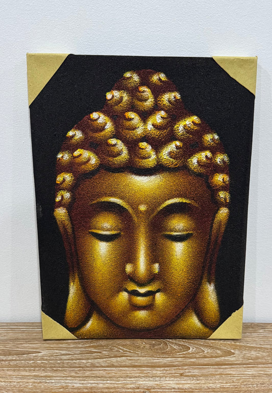 Budha Head Canvas Painting