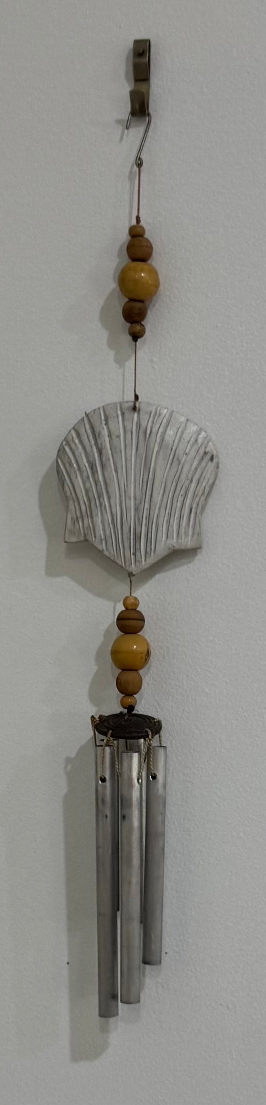 Hanging Oyster Shell Wind Chimes - White