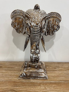 Hand Crafted Elephant Trunk Stand